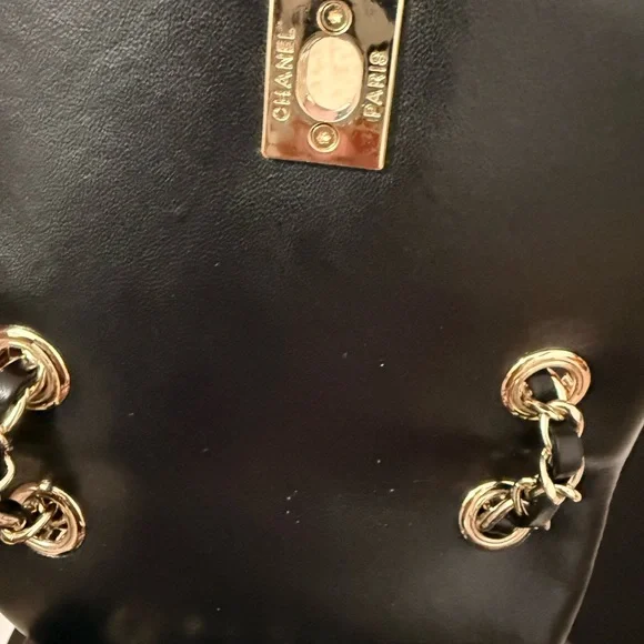 Chanel Black Quilted Leather Backpack - Picture 4 of 8